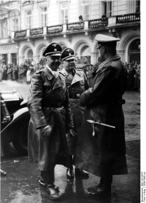 HIMMLER AND BRUNO STRECKENBACH