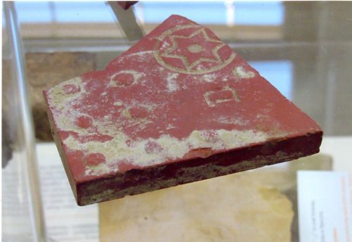 Pic 71 gas chamber tile in museum699